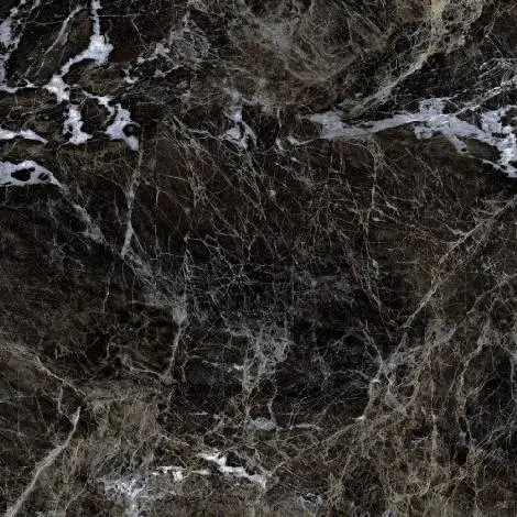 изображение 3 Керамогранит Gresse-Stone - GRS05-03 60x60 (Simbel-carbon, мрамор черно-белый)