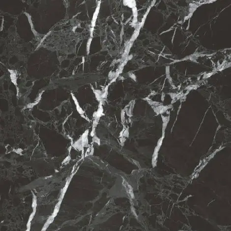 картинка Керамогранит Gresse-Stone - GRS05-02 60x60 (Simbel-pitch, мрамор черно-серый) 