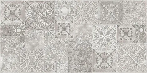 картинка Декор для плитки Амалфи серый