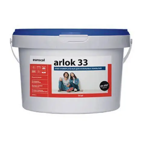 картинка Водно-дисперсионный клей для линолеума Arlok 33 (14 кг)