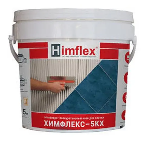 картинка Эпоксидно-полиуретановый клей для плитки Химфлекс-5КХ